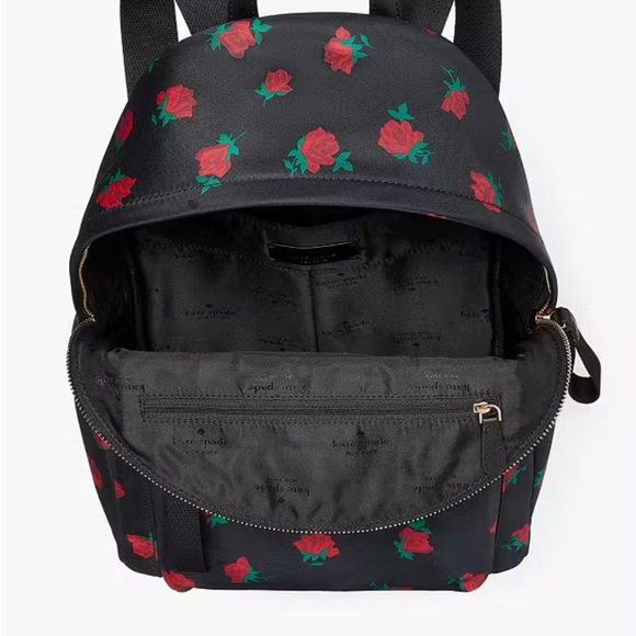 NWT Kate Spade Chelsea Rose Toss Printed Medium Backpack main image 2